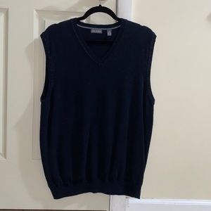 Van Heusen Large Sweater Vest in Black